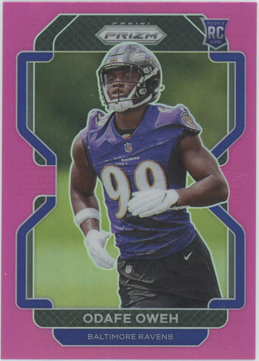 2021 Panini Prizm Odafe Oweh Pink Rookie #380