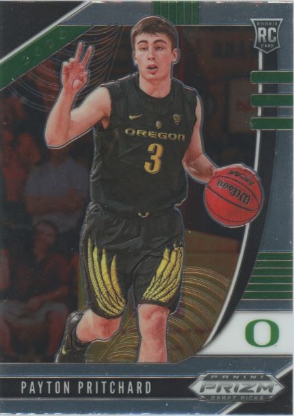 2020-21 Panini Prizm Draft Picks Payton Pritchard Rookie #36