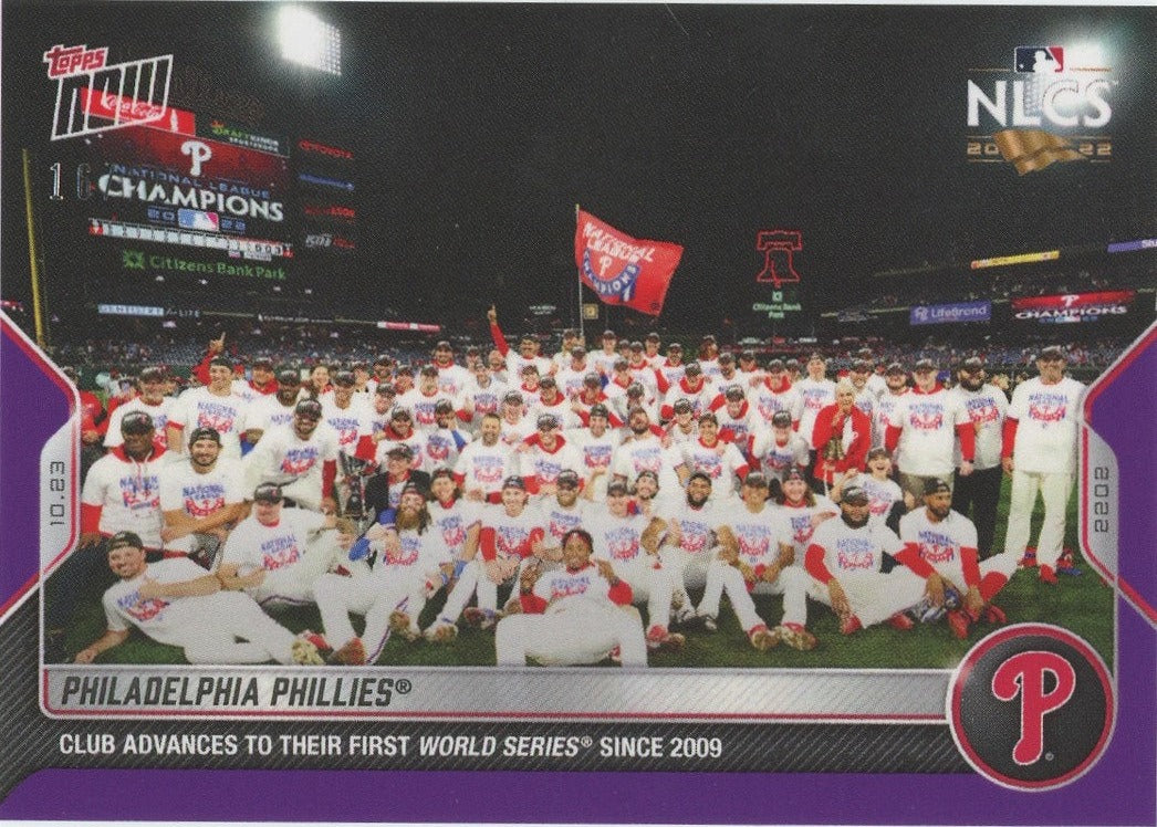 Phillies NLCS Win Purple #16/25 #1126