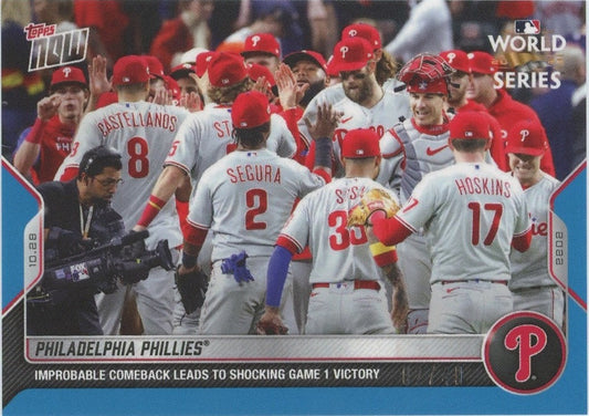 Phillies World Series Comeback Blue #1137