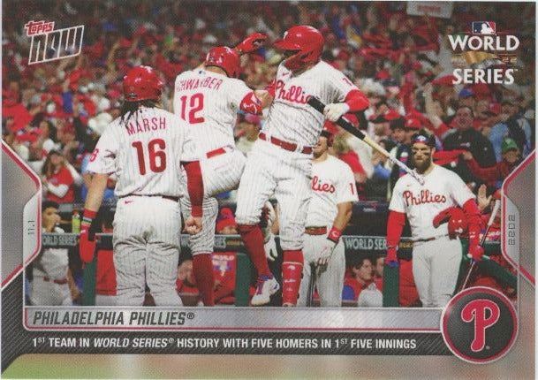 Phillies World Series 5 Home Runs #1146