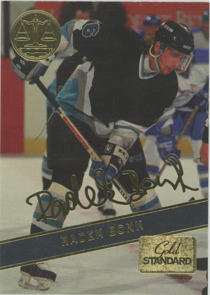 1994 Gold Standard Radek Bonk Rookie Signatures #16774 #GS3