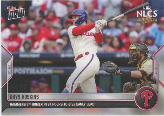 2022 Topps Now Rhys Hoskins NLCS Home Run #1123