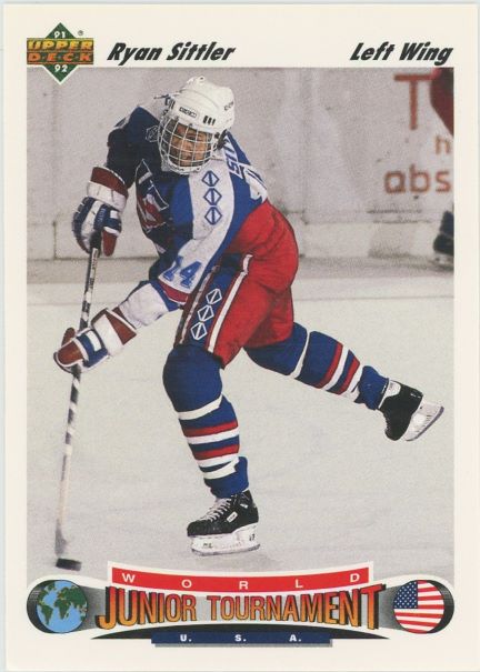 1991-92 Upper Deck Ryan Sittler Junior Tournament #695