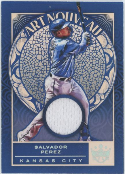 2022 Panini Diamond Kings Salvador Perez Art Nouveau Relic #37/49