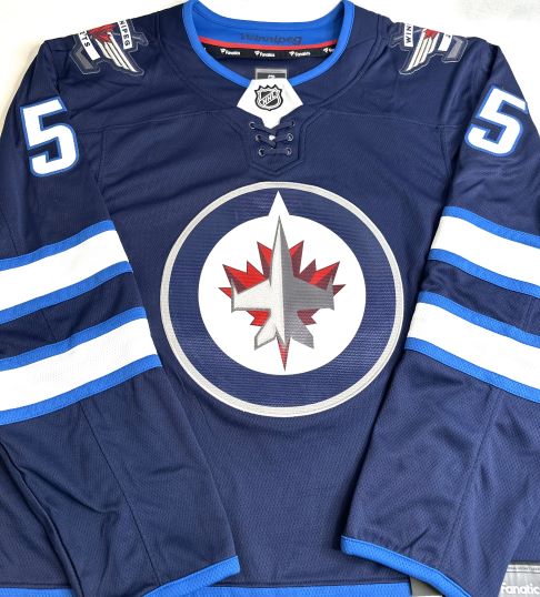 Mark Scheifele Autographed Navy Jersey Winnipeg Jets