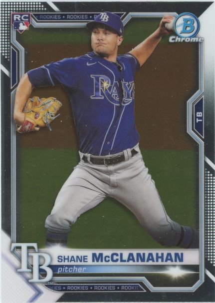 2021 Bowman Chrome Shane McClanahan Rookie #8