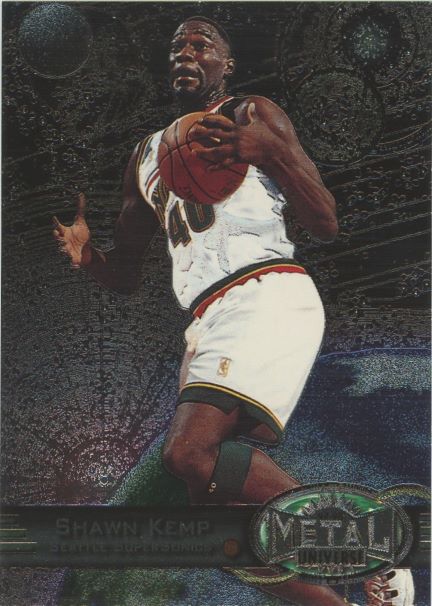 1997-98 Sky Box Shawn Kemp Metal Universe #67