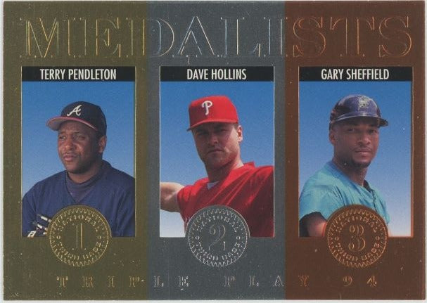 1994 Triple Play Sheffield/Hollins/Pendleton Medalist #10