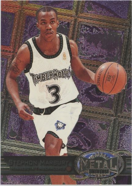 1997-98 Sky Box Stephon Marbury Metal Universe #90