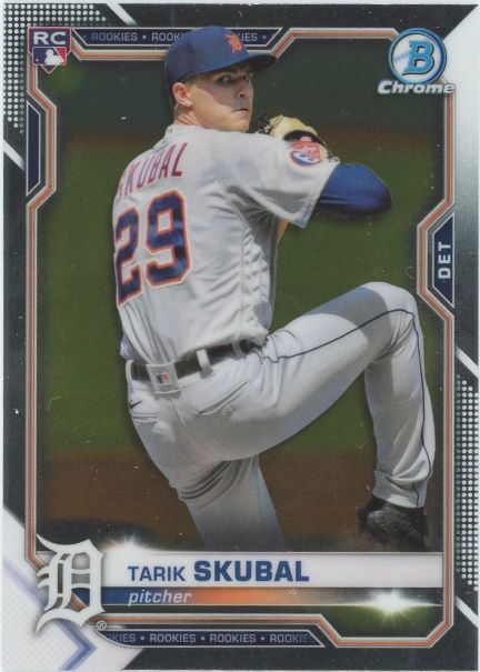 2021 Bowman Chrome Tarik Skubal RC #28