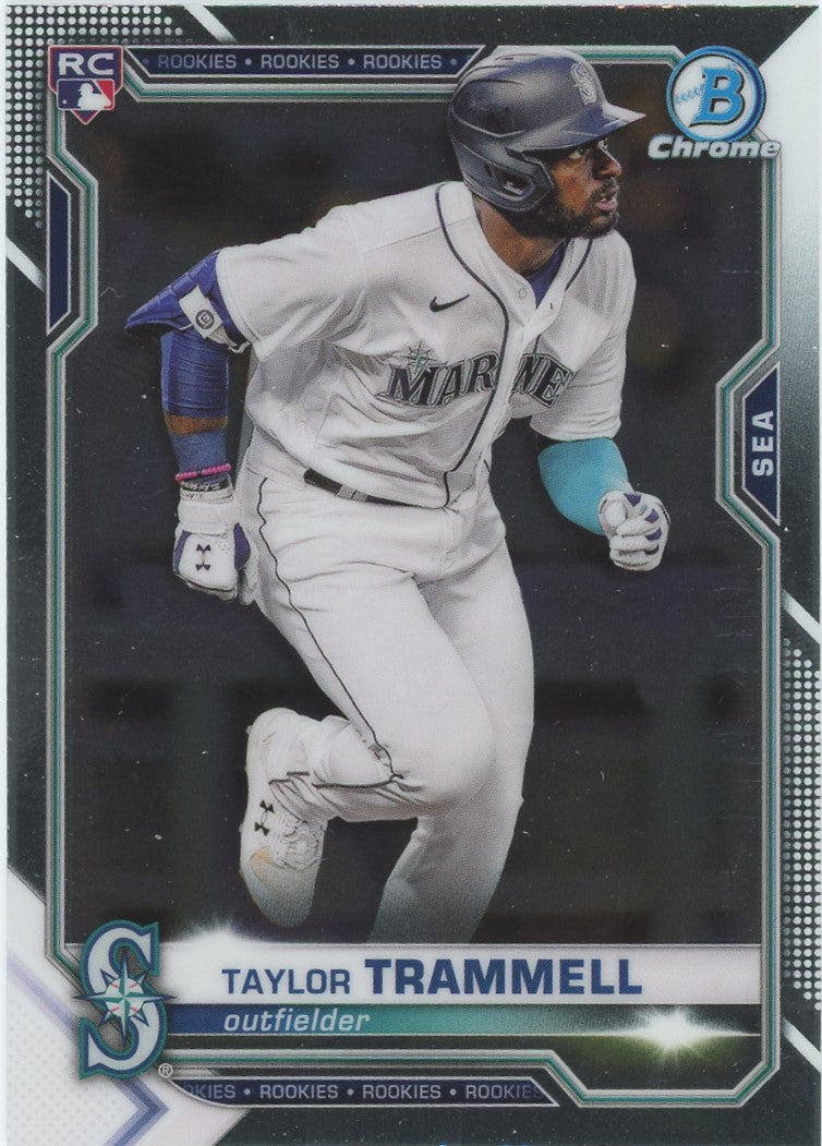 2021 Bowman Chrome Taylor Trammell Rookie #61