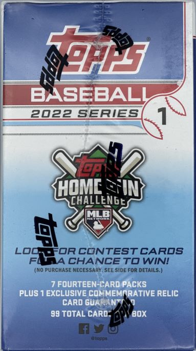 2022 Topps Series 1 Baseball Blaster Box