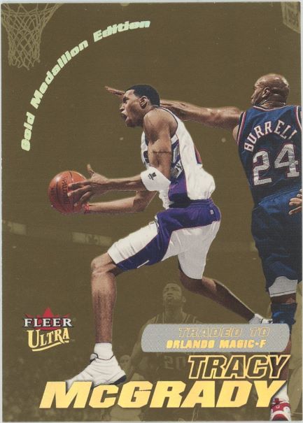 2000 Fleer Ultra Tracy McGrady Gold Medallion Edition #165G