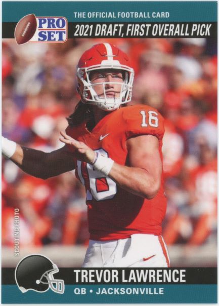 2021 Leaf Pro Set Trevor Lawrence 1st overall pick