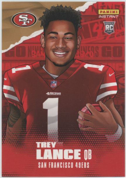 2021 Panini Illustration Series Trey Lance Rookie #1/6786 #IS-TR