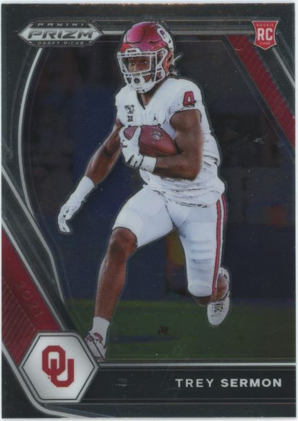 2021 Panini Prizm Draft Picks Trey Sermon Rookie #123