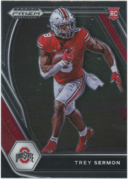 2021 Panini Prizm Draft Picks Trey Sermon Rookie #159