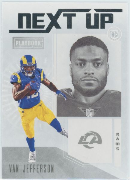 2020 Panini Playbook Van Jefferson Next Up Van Jefferson #NU-27