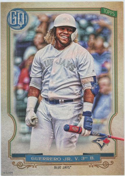 2020 Topps Gypsy Queen Vladimir Guerrero Jr Jumbo 5X7 /49 #48