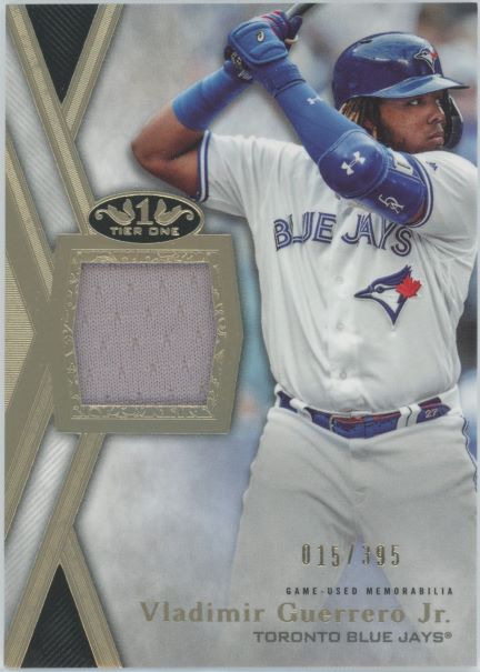 2020 Tier One Vladimir Guerrero Jr. Patch Relic #15/395