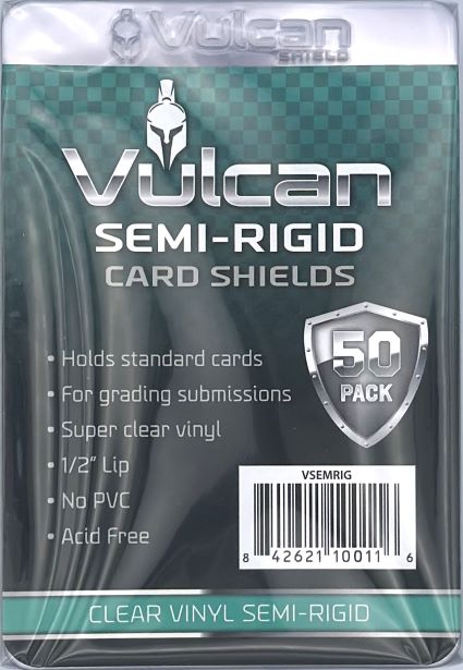 Vulcan Semi Rigid Card Shields 1 pack of 50