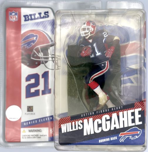 McFarlane NFL Series 11 Willis McGahee Blue Jersey Action Figure