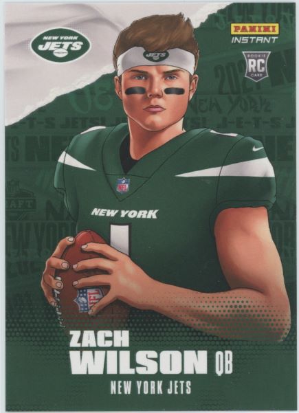 2021 Panini Illustration Series Zach Wilson Rookie #1/5278 #IS-ZW