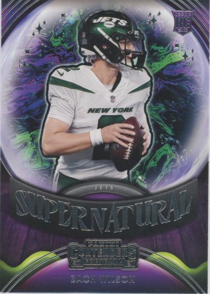 2021 Panini Contenders Zach Wilson Supernatural Rookie #SN-ZW1