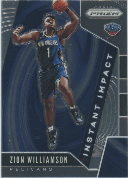 2019-20 Prizm Zion Williamson Instant Impact Rookie #2